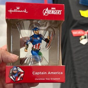 Hallmark Avengers Captain America Ornament - Red, White, Blue